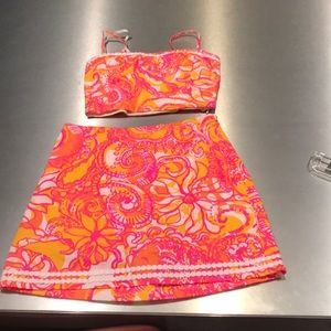 Two piece Lilly Pulitzer skort set